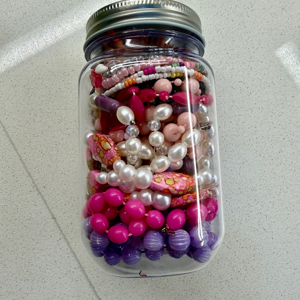 Jar Jewelry Colorful Beaded Necklaces - Picture 1 of 7
